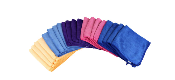 Multi-Purpose Microfibre Cleaning Cloths - 40x40cm - 300GSM