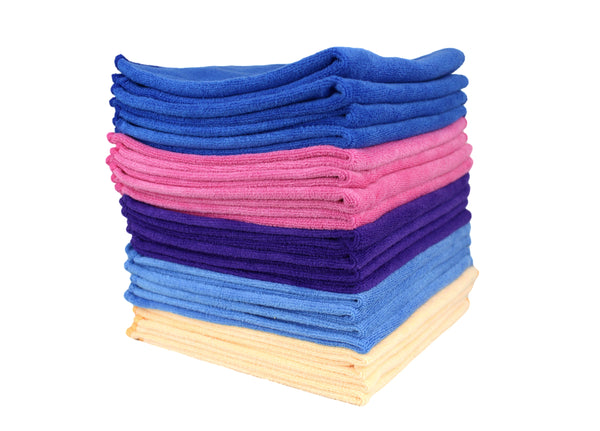 Multi-Purpose Microfibre Cleaning Cloths - 40x40cm - 300GSM