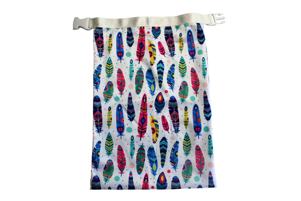 Unisex Baby Wet/Dry Bag with Buckle : Waterproof & Washable : Great for Swimming & Reusable Cloth Nappies