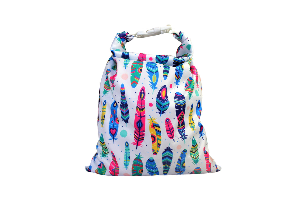 Unisex Baby Wet/Dry Bag with Buckle : Waterproof & Washable : Great for Swimming & Reusable Cloth Nappies