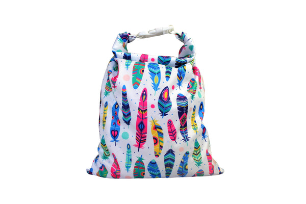 Unisex Baby Wet/Dry Bag with Buckle : Waterproof & Washable : Great for Swimming & Reusable Cloth Nappies