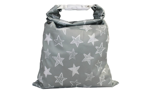Unisex Baby Wet/Dry Bag with Buckle : Waterproof & Washable : Great for Swimming & Reusable Cloth Nappies