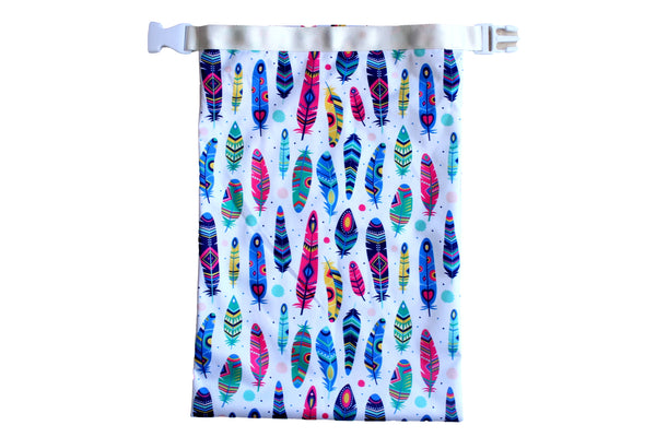 Unisex Baby Wet/Dry Bag with Buckle : Waterproof & Washable : Great for Swimming & Reusable Cloth Nappies