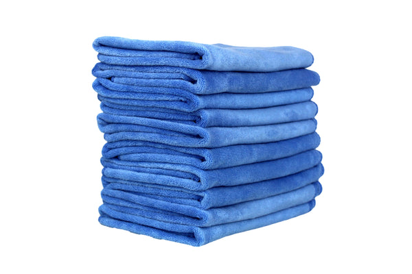 Professional Grade Microfibre Car Cleaning Cloths - Pack of 10 - 40x40cm - 400GSM