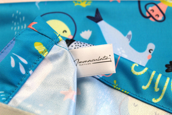 Unisex Baby Wet/Dry Bag with Buckle : Waterproof & Washable : Great for Swimming & Reusable Cloth Nappies