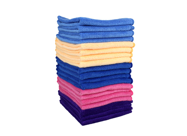 XL Premium Microfibre Baby Wipes/Cloths - Pack of 20-25x25cm - 300GSM