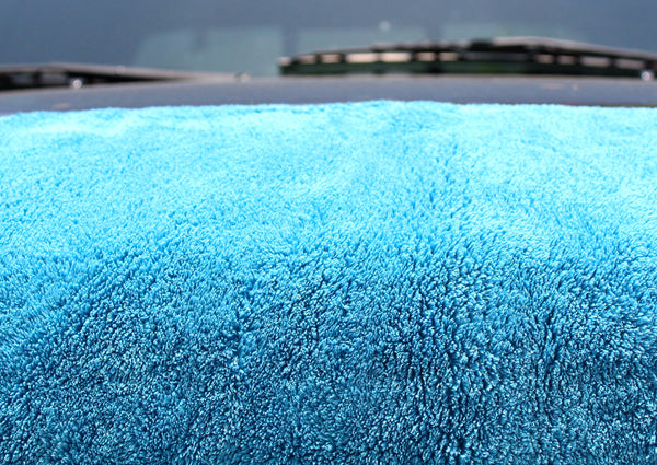 Professional Grade Dual-Purpose Microfibre Car Detailing Towel : 500GSM - 40x60cm