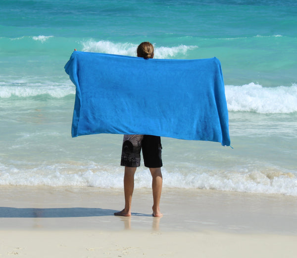 XL Premium Microfibre Beach / Travel Towel - 2x1m - 400GSM