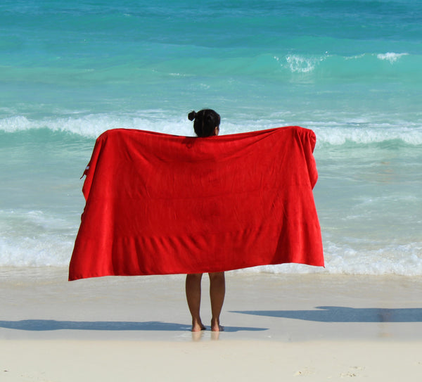 XL Premium Microfibre Beach / Travel Towel - 2x1m - 400GSM