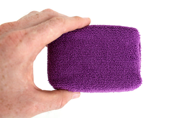Professional Grade Microfibre Car Applicator Pads / Sponges - Pack of 8 - 12x8x4cm
