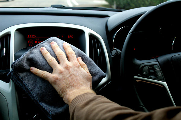 Professional Grade Microfibre Car Cleaning Cloths - Pack of 10 - 40x40cm - 400GSM