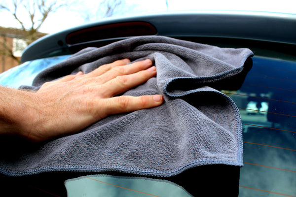 Professional Grade Microfibre Car Cleaning Cloths - Pack of 10 - 40x40cm - 400GSM