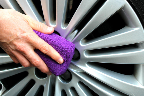 Professional Grade Microfibre Car Applicator Pads / Sponges - Pack of 8 - 12x8x4cm