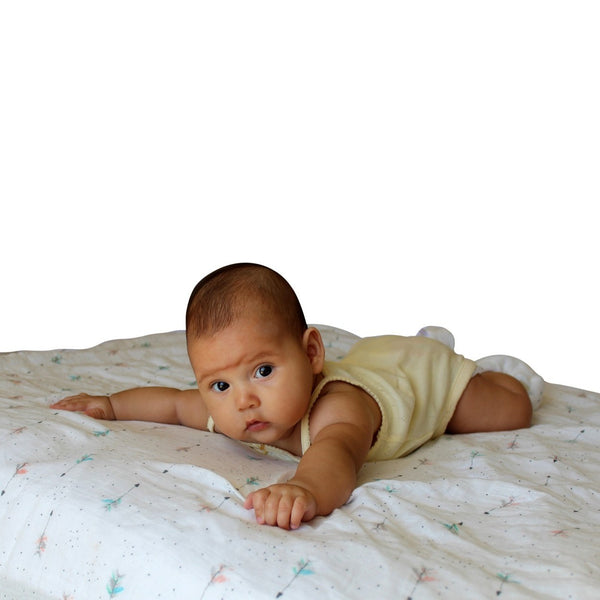 XL Unisex Premium Bamboo Baby Muslin Swaddle Blanket/Wrap - 120x120cm (47x47in) - 70% Bamboo / 30% Cotton (Free UK Delivery)