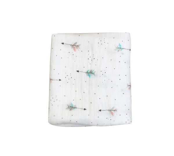 XL Unisex Premium Bamboo Baby Muslin Swaddle Blanket/Wrap - 120x120cm (47x47in) - 70% Bamboo / 30% Cotton (Free UK Delivery)