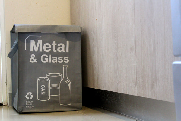 Premium Reusable Recycling Bags/Bins - Pack of 3-180GSM - 34x34x44cm - 50L