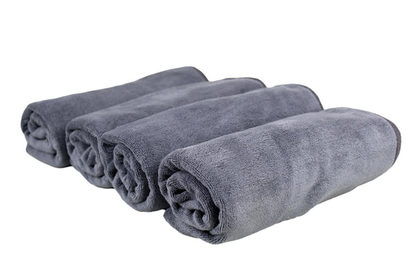 Multi-Purpose Microfibre Gym / Sports Towels - Pack of 4 - 45x90cm - 350GSM