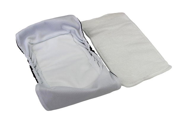 Reusable Male Dog Incontinence Nappies/Sanitary Wraps/Belly Bands - Pack of 2 : Absorbent, Strong & Washable : Older Dogs or Puppies