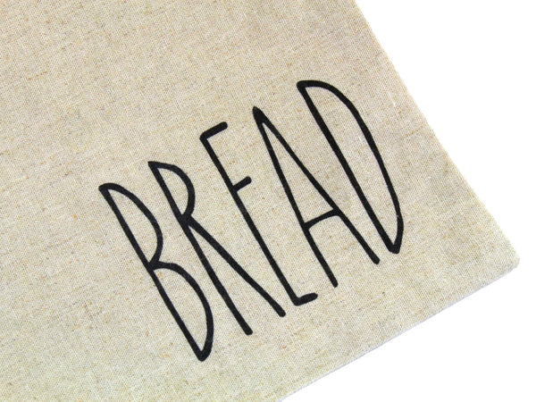 Reusable Linen Bread Storage Bag with Plastic Lining : Fresh Baked/Homemade Bread