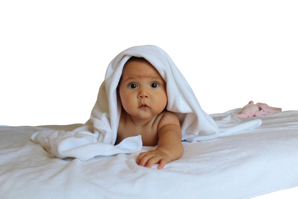 Premium Microfibre Baby Bath Towels - Pack of 2-100x70cm - 400GSM